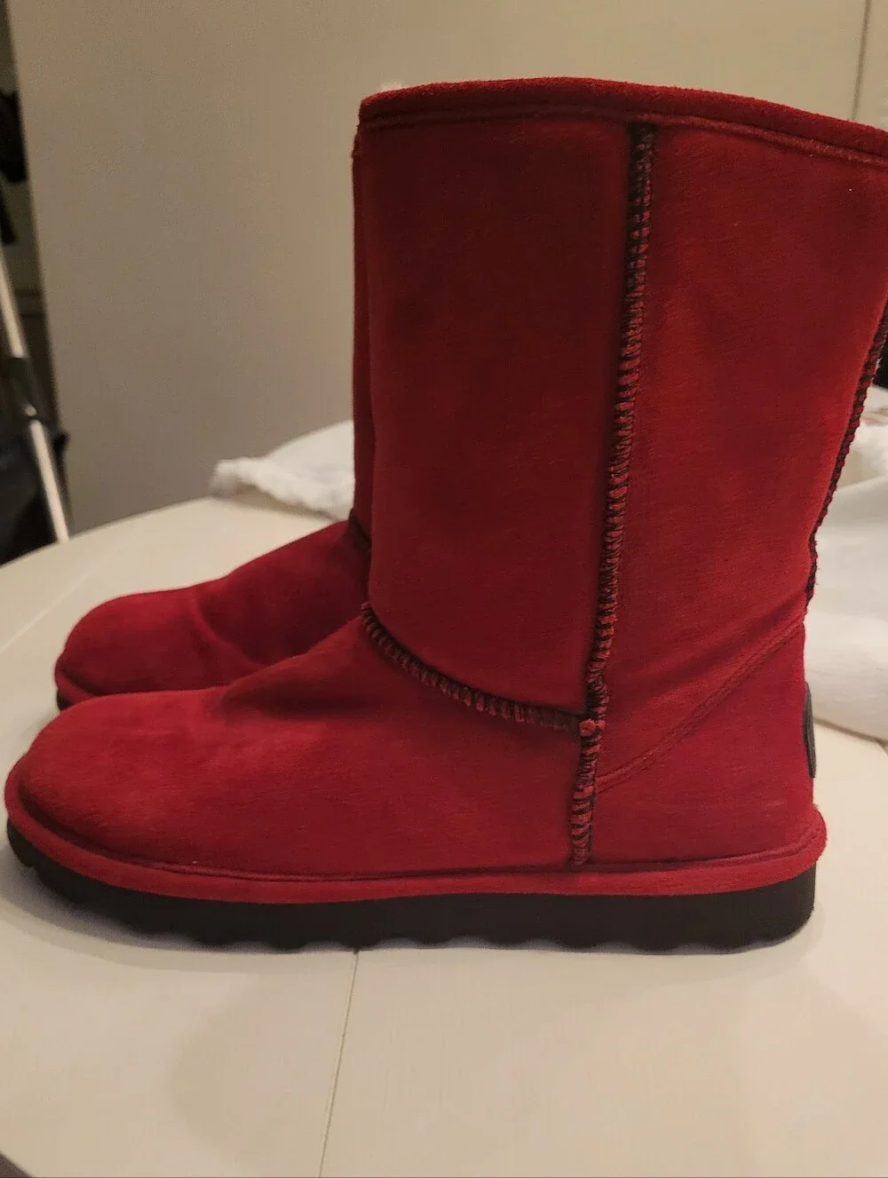 BEARPAW ELLE Women's Boots Red Size 11